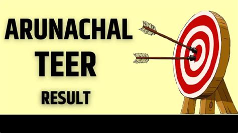 arunachal teer chart|Teer .